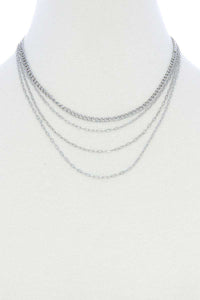 4 Layer Metal Necklace