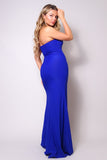 Strapless Sweetheart Maxi Dress