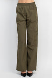 High-rise Cargo Parachute Pants